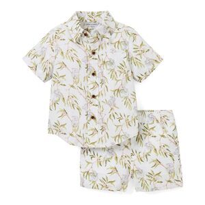 Janie And Jack Girls  The Cabana Matching Set, White